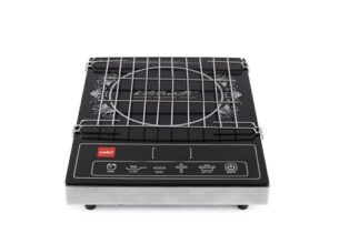 Cello Induction Cooker Blazing Venus | Induction Cooktop | Power On/Off Push Button | Compact And Portable | Multi-Purpose Use | Non-Fire Cooking Technology | Black