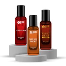 Beardo Brotherhood Blend- Godfather, Whisky Smoke Perfume & Whiskey Smoke Bourbon Perfume For Men (20Ml X 3) | Long Lasting Fragrance | Long Lasting Perfume For Men | Gift For Men | Gift For Friend