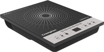 Crompton Acgic-Instserv 1500 Induction Cooktop(Black, Silver, Push Button)