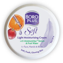 BOROPLUS Soft Light Moisturising Cream Light & Non-sticky|Provides 24 hour moisturisation(300 ml)