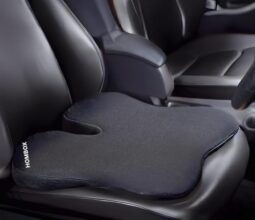 HOMBOX Car Wedge Seat Cushion | Memory Foam Cushion with Coccyx Tailbone Cutout | Relieves Hip Pain & Tailbone Pain, Lower Back Pain I Black