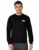 Wildcraft Men Sierra Solid Cotton Blend Round Casual Sweatshirt, Full Sleeve – Regular fit, Black, Small