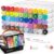 Shuttle Art 48 Colors Dual Tip Art Markers,Permanent Marker Pens Highlighters With Case Perfect For Illustration Adult Coloring Sketching And Card Making