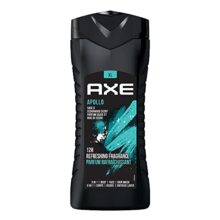 Axe Apollo 3 In 1 Body, Face & Hair Wash For Men, Long-Lasting Refreshing Sage & Cedarwood Fragrance For Upto 12Hrs, Natural Origin Ingredients, Removes Odor & Bacteria, No Parabens, 400Ml