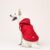 Ezra Sleeveless Dog Raincoat with Velcro Straps – Waterproof, Lightweight & Easy-to-Wear Rain Jacket for Dogs (Red, 3XL)