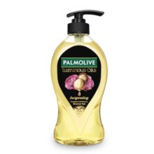 Palmolive Luminous Oil Invigorating Body Wash, 750ml Pump Bottle, 100% Natural Macadamia Oil & Peony Extracts For Everyday Freshness & Radiant Skin, PH Balanced Bodywash, Free Of Parabens And Silicones
