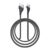 Zebronics UCLC65B 65 Watts PD Fast charging 4 in 1 cable with USB/Type C to Type C/Lightning connector, 1 meter braided cable for smartphones tablets and Laptops