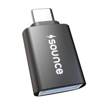 Sounce Usb Type C Female To Usb 2.0 Male Otg Adapter Portable High-Speed Data Transfer, Compatible And Works With Laptops, Tablets, Smartphone, Chargers And More Devices With Standard Usb A Interface