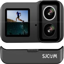 Sjcam Sj20 Dual-Lens Uhd 4K Action Digital Camera | 8-Hour Duration | Super Night Vision | 2.29′ Dual Touch Screen | 40M Waterproof | 2.4G/5G Dual Wifi | For Live Steaming/Vlog | Black