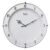 Ajanta Plastic Step Movement Round Wall Clock (White, 25.7 X 25.7 X 3.6 Cm) – Analog