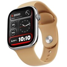 Fire-Boltt Ninja X Ring Smart Watch with 1.96” Large Display, Bluetooth Calling, Wireless Charging, AI Voice Assistant, 500+ Watch Faces, Health Suite, Smart Watch for Man & Woman – Mocha Mousse