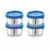 STEELLOCK Stainless Steel Airtight Container | Leak Proof Container/Storage/Lunch Box with Lid | BPA Free, Durable & Rust-Proof | SL-32-set of 4, 500ml each, Blue