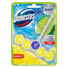 Domestos Toilet Cleaner – Lime | Kills Germs | Tough on Stains | Fresh Lime Scent | 50g