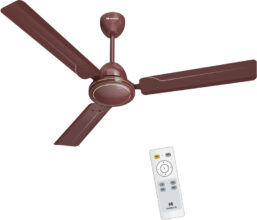 HAVELLS Artemis BLDC with 2 Year Warranty BLDC Motor with Remote 1200 mm Ceiling Fan(5 Star | Brown | Pack of 1)