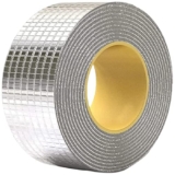 Leakage Repair Waterproof Tape for Pipe Leakage Roof Water Leakage Solution Aluminium Foil Tape Waterproof Adhesive Tape Sealing Butyl Rubber Tape for Surface Crack, Pipe