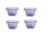 Aristo Lock & Fresh 112 Plastic Storage Container – 300 ML – Set Of 4, Transparent Clear