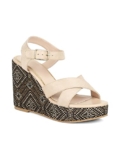BATA Women’s Kelsie Beige Sandal-5 Kids UK (7618078)