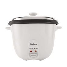 Lifelong Llrc02 Electric Rice Cooker 1.8 Litres|700 Watt| Aluminium Cooking Pan| One Touch Operation & Keep Warm Function| Cool Touch Outer Body