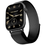 Fire-Boltt Ninja X Ring Smart Watch with 1.96” Large Display, Bluetooth Calling, Wireless Charging, AI Voice Assistant, 500+ Watch Faces, Health Suite, Smart Watch for Man & Woman – Black N