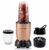 NutriPro Juicer Mixer Grinder Smoothie Maker – 500 Watts (2 Jars & 1 Blade, Gold) – 2 Year Warranty