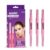 AGARO Imperial Face & Eyebrow Razor for Women (Pack of 3) | Dual Blade Head with German Blades | Easy Facial Hair Shaping & Shaving | Reusable up to 5 Times | Rust-Free Durable Blades