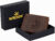 WROGN Men Casual, Ethnic, Evening/Party, Formal, Travel, Trendy Brown Genuine Leather Wallet(4 Card Slots)