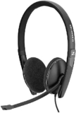 Sennheiser Pc 3.2 Chat-Lightweight Stereo Headset With Adjustable Noise-Cancelling Microphone-For Internet Telephony And E-Learners-Pc Connectivity- Great For Gaming, Work, & Study, Black-In Ear