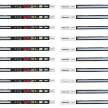 Panasonic 20W TheaLED Batten Tube Light for Living Room & Bedroom, Energy Efficient Batten for Home, 6500K Cool Day Light, Pack of 10