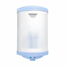 Maharaja Whiteline Warmist Neo Storage Wall Mount Water Heater,25 Litre,Glasslined Coating,Rust&Shock Proof Abs Body,Blue&White Color,Free Installation,Free Connection Pipes – Warmist Neo/Wh-166