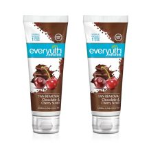 Everyuth Naturals Tan Removal Chocolate&Cherry Scrub|D Tan,Detoxify&Cleanse|Paraben Free|Antioxidant Choco&Multi-Vitamin Cherries|For Oily,Dry,Normal,Combination&Sensitive Skin – 100G (Pack Of 2)