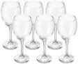 Amazon Brand – Solimo Wine Glass Set, 325Ml, Set Of 6, Transparent