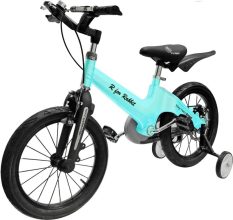 R For Rabbit Tiny Toes Rapid 16 Inch Bicycle For Kids 4-7 Years 90% Installed|Magnesium Alloy 16 T Road Cycle(Single Speed, Blue, Rigid)