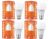 Halonix 4.9-watt Base B22 Led Bulb (Pack of 4, White)