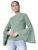 Tokyo Talkies Women Round Neck Full Sleeve Tops TTTP002693 Green L