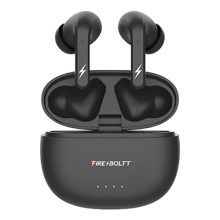 Fireboltt Fire Pods Rigel With Appealing Rgb Lights, Bluetooth 5.3, Mammoth 13Mm Drivers, Dual Mic Enc, 30Db Anc And Gaming Mode (Black)