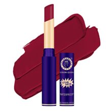 Colors Queen Queen Lips Matte Lipstick | Long Lasting Lipstick Waterproof Highly Pigmented with Smooth Application | Smudge Proof Lipstick for Women (06 – Royal Maroon)
