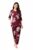 Ichaa Women’s Rayon Printed Round-Neck Night Suit Set with Pocket