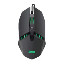 Foxin Phantom GM 103 USB Wired Gaming Mouse with Upto 7200 DPI Gaming Sensor | 6 Buttons | Upto 10 Million Clicks | RGB Lighting | Ergonomic Design | 1.5m Cable (Black)