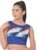 Clovia Women’s Activewear Sports Crop Top (AT0152P03_Blue_XXL)