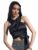 Tokyo TALKIES Women Regular Fit Halter neckSleeveless Tops TTTP008312 Black M