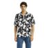 Cockatoo AM555-2 Piece Strectchy Compression pull on shirt and Short Set, Active Wear Men,Black, Size M -L