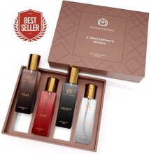 The Man Company Blanc, Night, Fire & Oud 20Ml Gift Set|A Gentleman’S Mood Eau De Parfum  –  80 Ml(For Men)