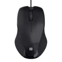 Portronics Toad 101 Wired Optical Mouse with 1200 DPI, Plug & Play, Hi-Optical Tracking, 1.25M Cable Length, 30Lakhs Click Life(Black)