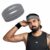 Boldfit Gym Headband for Men and Women – Sports Headband for Workout & Running, Breathable, Non-Slip Sweat Head Bands for Long Hair (Grey),Cotton Blend