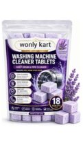 Washing Machine Cleaner Tablets (18Tablets) | Drum & Pipe Deep Cleaner | Lavender Scent | Removes Odour, Limescale & Residue | For Front Load & Top Load Fully Automatic (lavender)