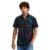 Spykar Black Half Sleeves Cotton Slim Fit Printed Shirt for Men (Size: M)-MSHPS2BD073-Black