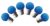 Wipro Safelite N10004 B22 0.5-Watt Led Night Lamp (Pack of 6, Blue)
