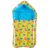 Bumtum 0-6 Months New Born Baby Unisex Cotton Carry Bag/Sleeping Bag, 3 In 1 Baby Bed, Carry Nest For Infant, Bird Print (Yellow)