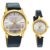 Sonata Quartz Analog Silver Dial Leather Strap Watch for Couple-NS7712587040YL01P