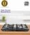 Sigri-Wala Surya Isi Certified Toughened Glass Door Step Warranty Stainless Steel, Glass Manual Gas Stove(3 Burners)